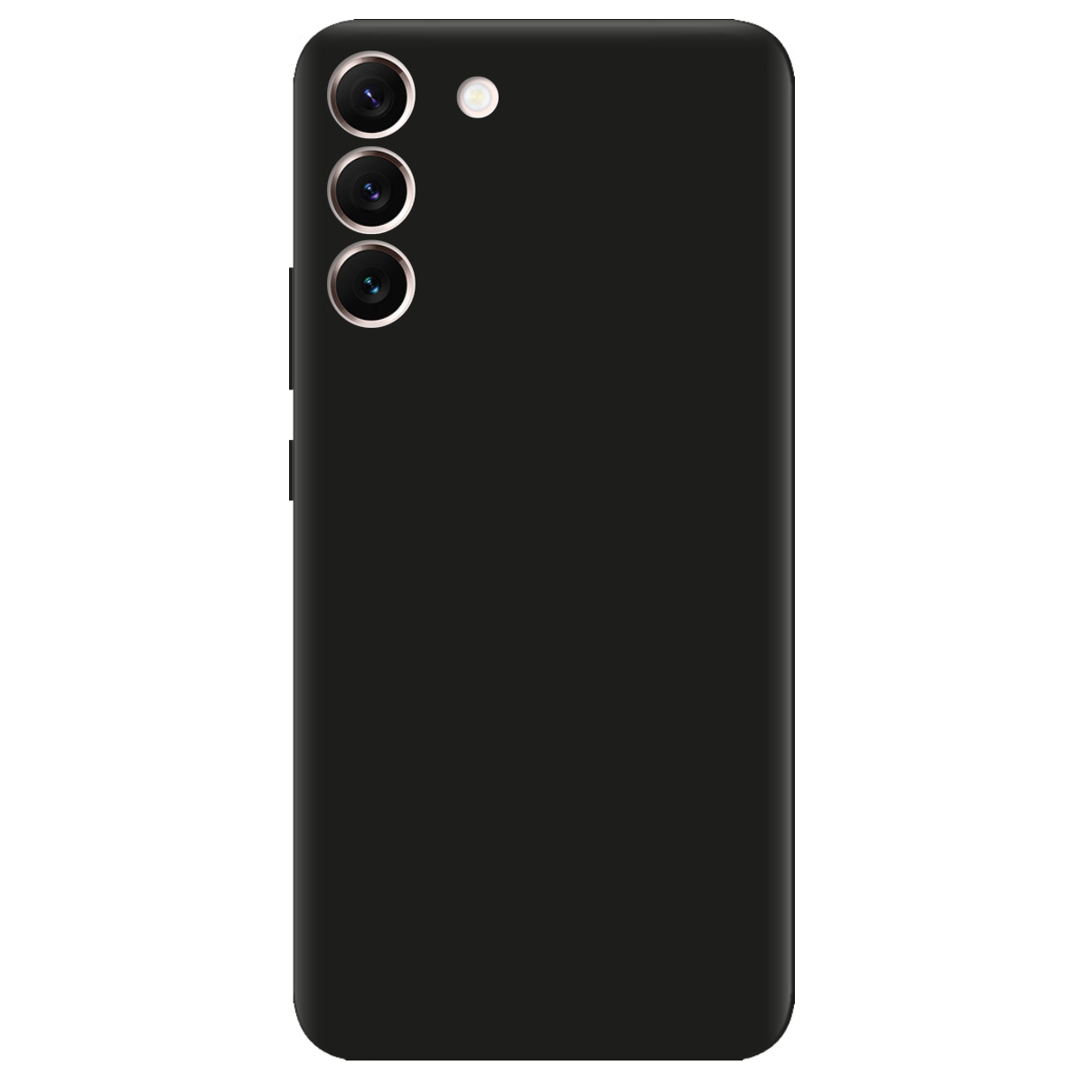 Чехол для Samsung Galaxy S22 черный матовый soft touch - фото 1