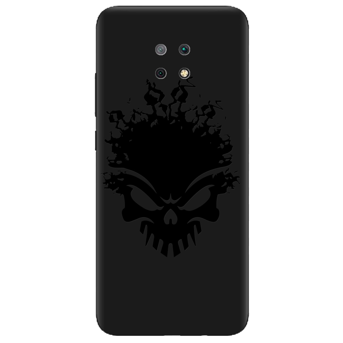 Чехол для Xiaomi Redmi 10x 5G черный матовый soft touch Ugolek - фото 1