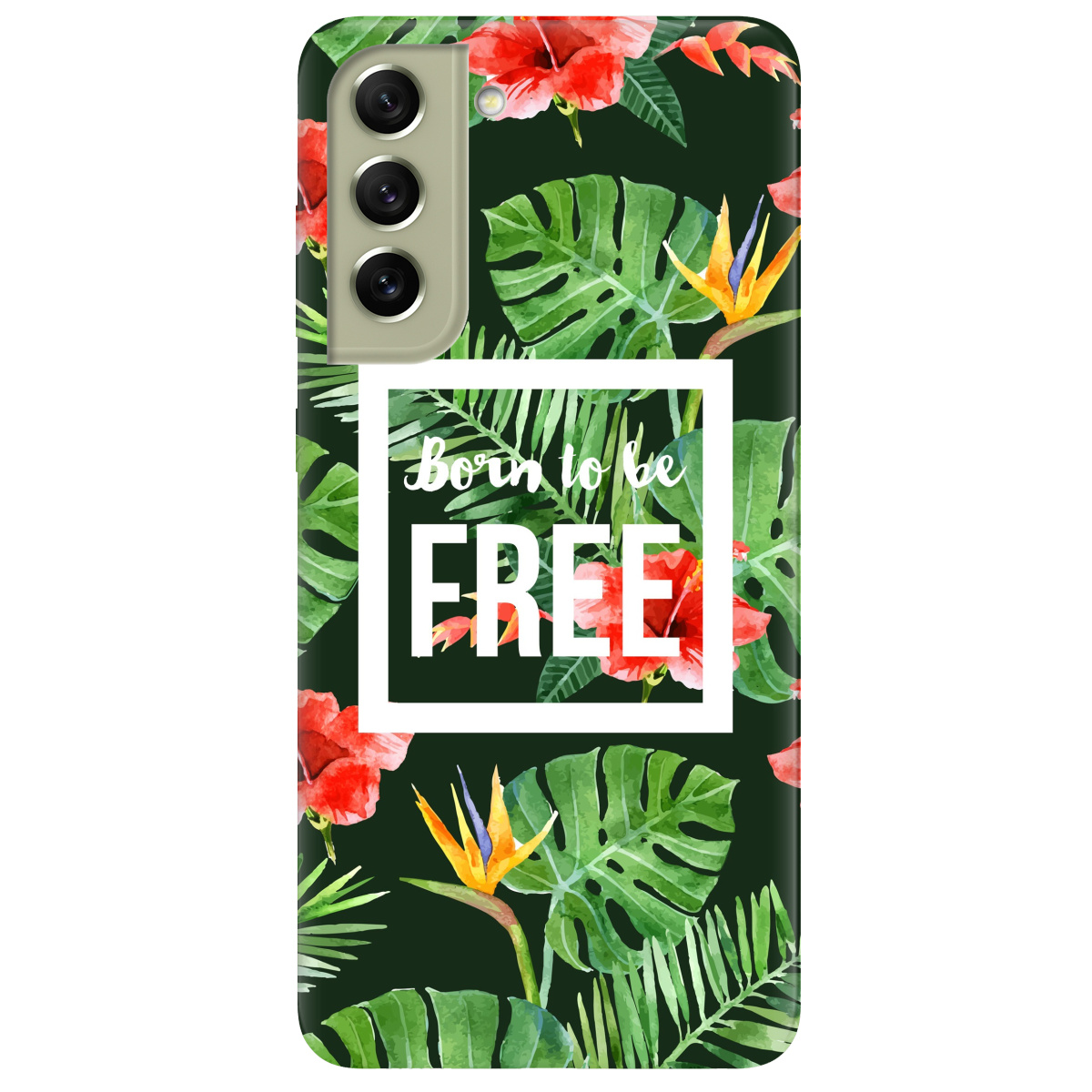 Чехол для Samsung Galaxy S21 FE Born to be free - фото 1