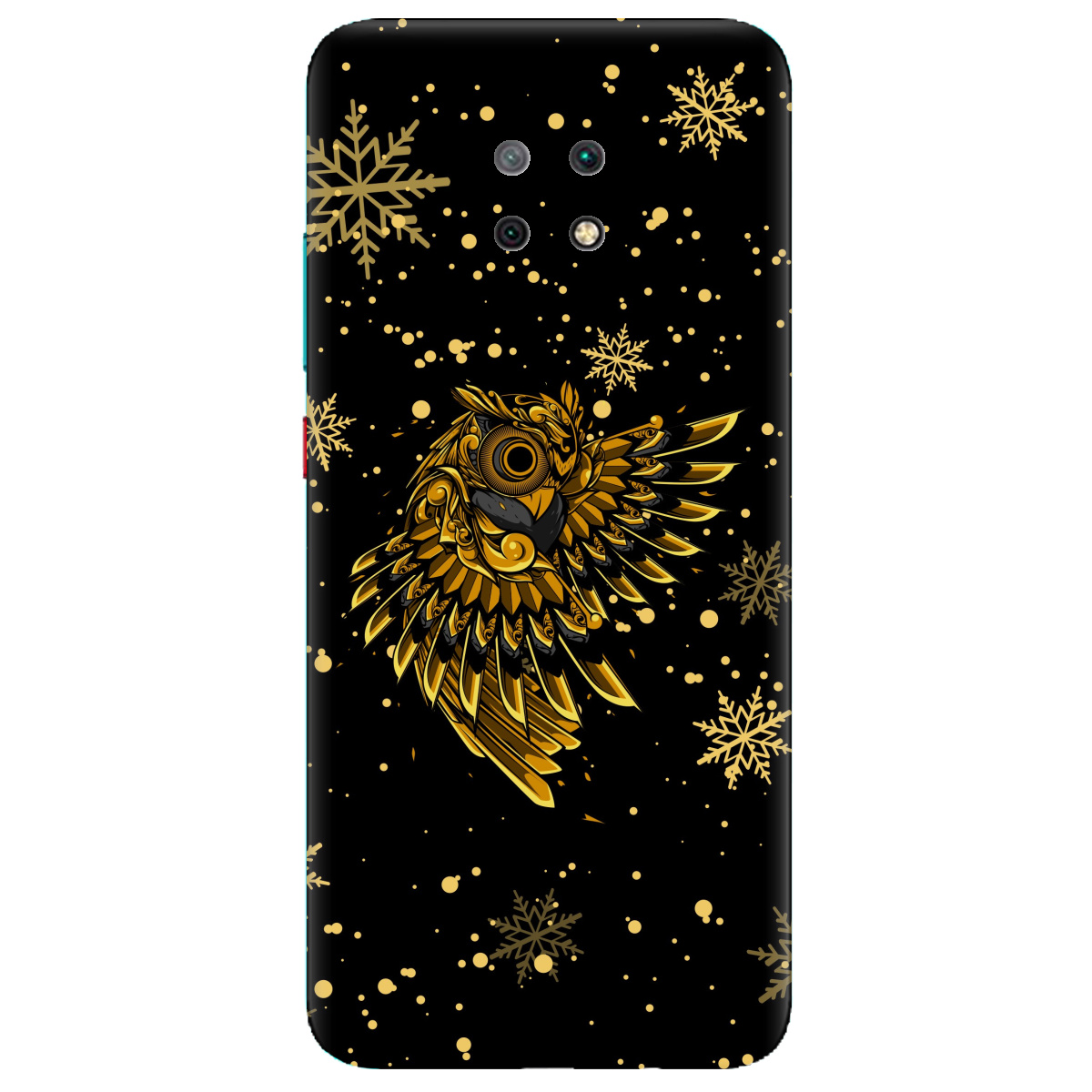 Чехол для Xiaomi Redmi 10x 5G Gold sova - фото 1