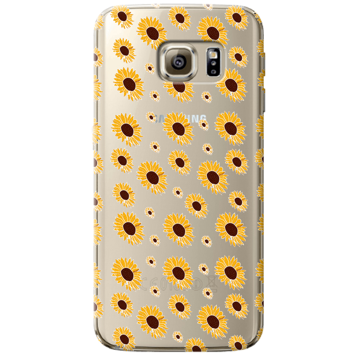 Чехол для Samsung Galaxy S6 Edge Sunflower - фото 1