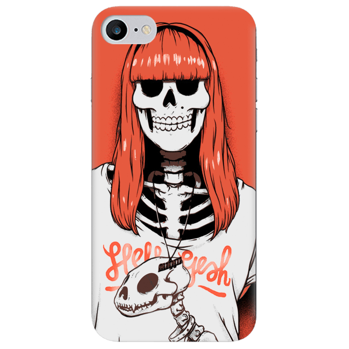 Чехол для Apple iPhone SE 2020 skeleton - фото 1