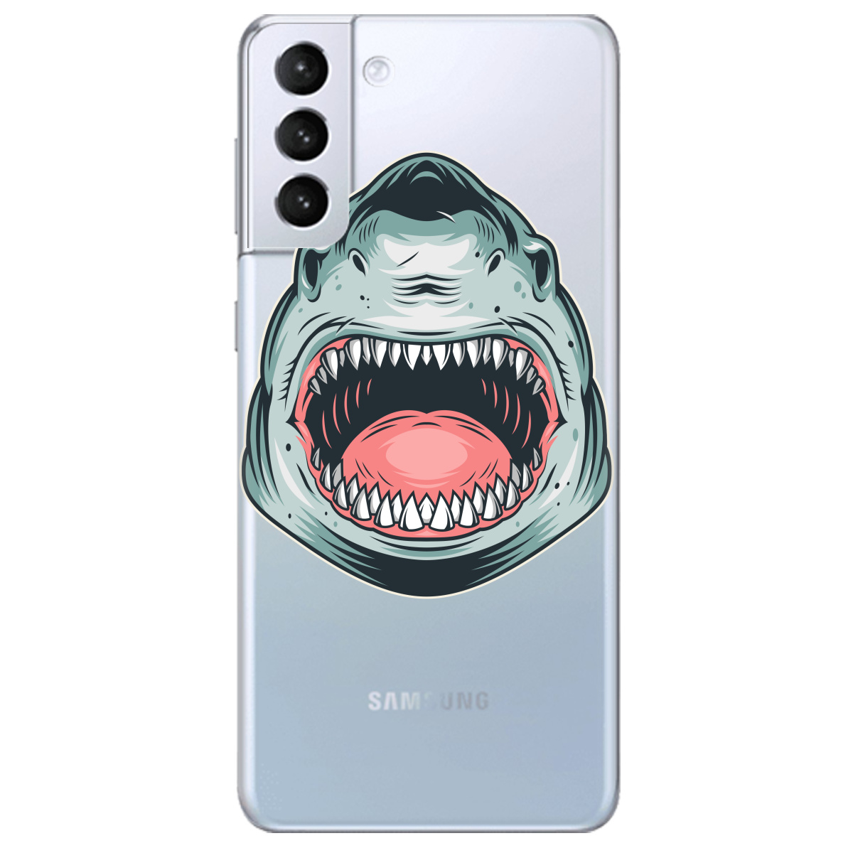 Чехол для Samsung Galaxy S21 Shark - фото 1