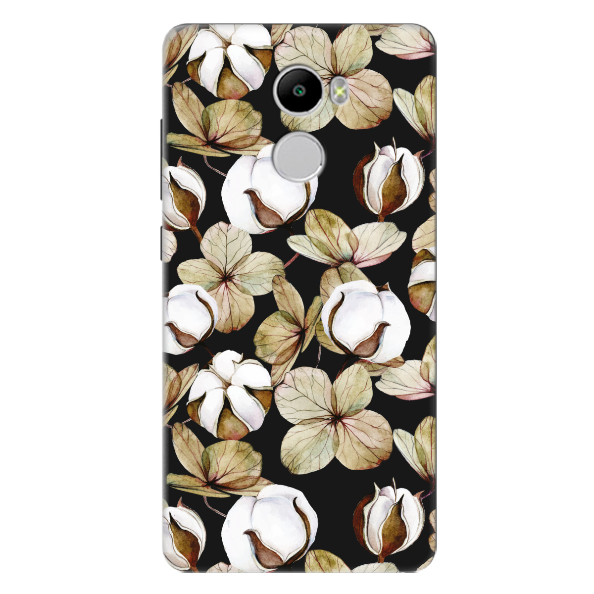 Чехол для Xiaomi Redmi 4 черный матовый soft touch Бавовна - фото 1