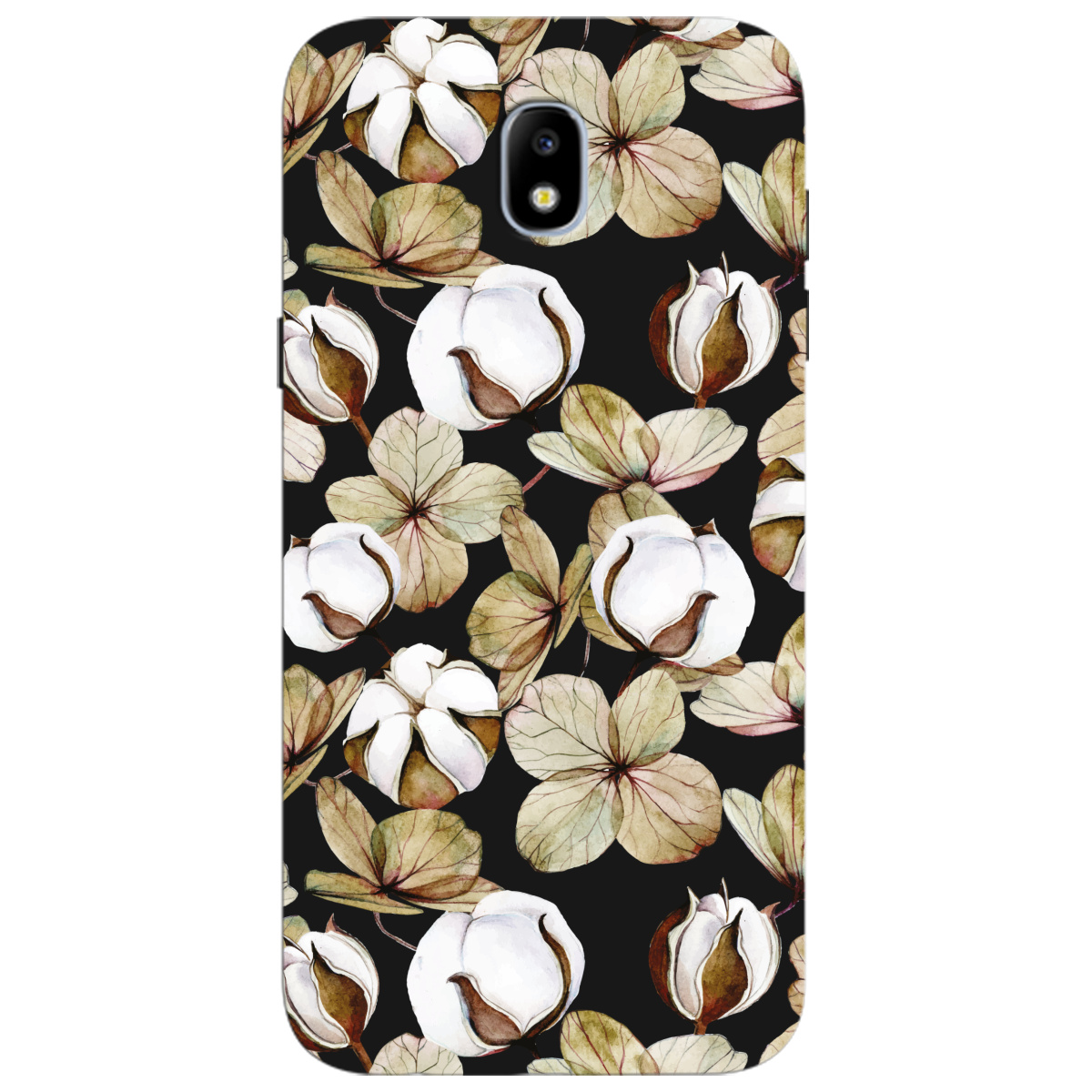 Чехол для Samsung Galaxy J5 2017 черный матовый soft touch Бавовна - фото 1