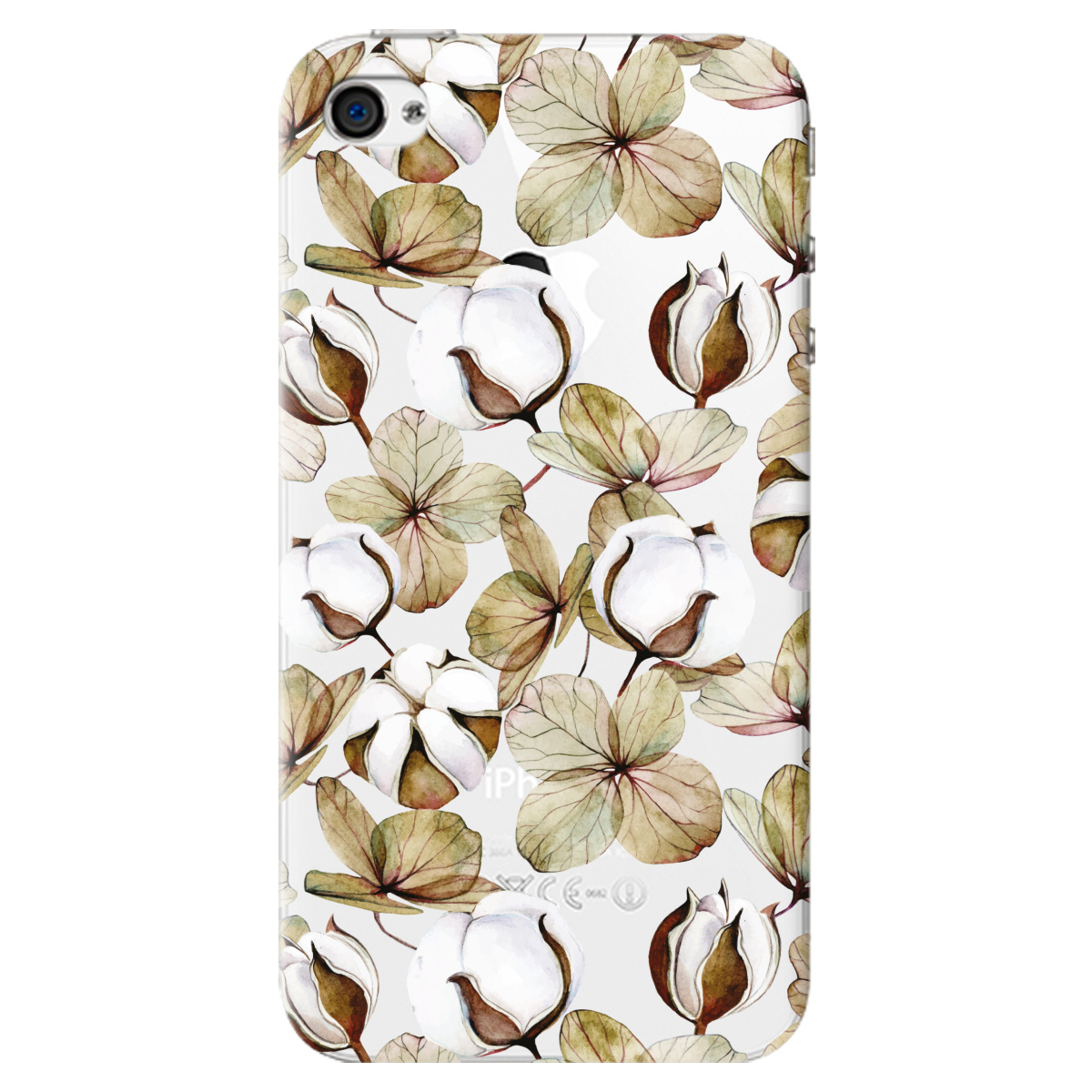 Чехол для Apple iPhone 4 / 4S Бавовна - фото 1