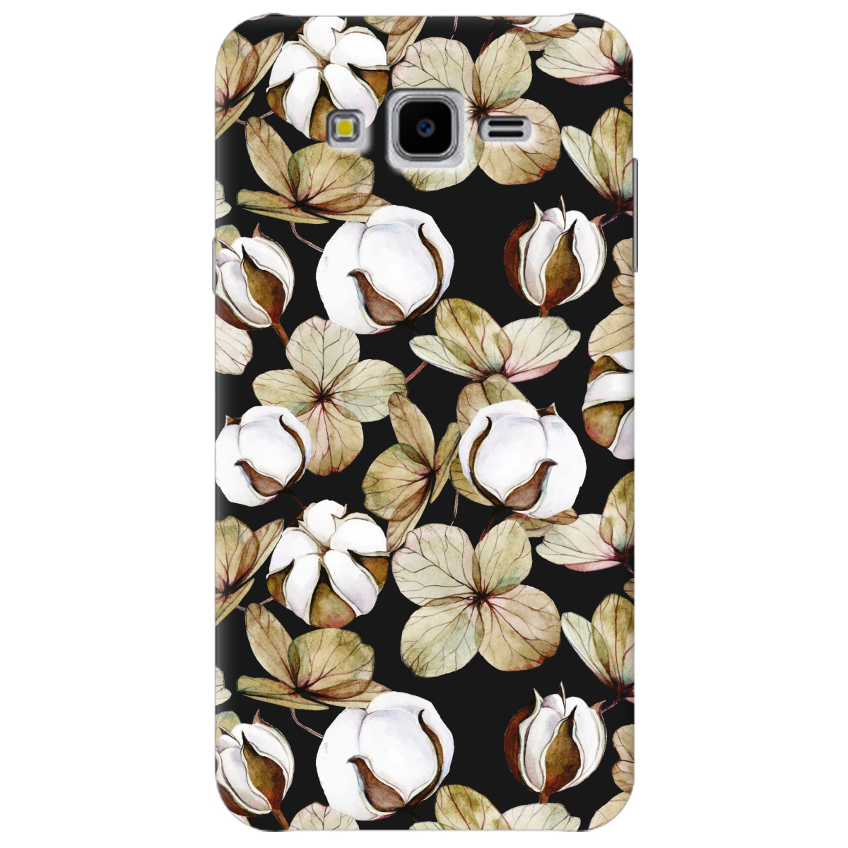 Чехол для Samsung Galaxy J7 Neo J701F / DS черный матовый soft touch Бавовна - фото 1