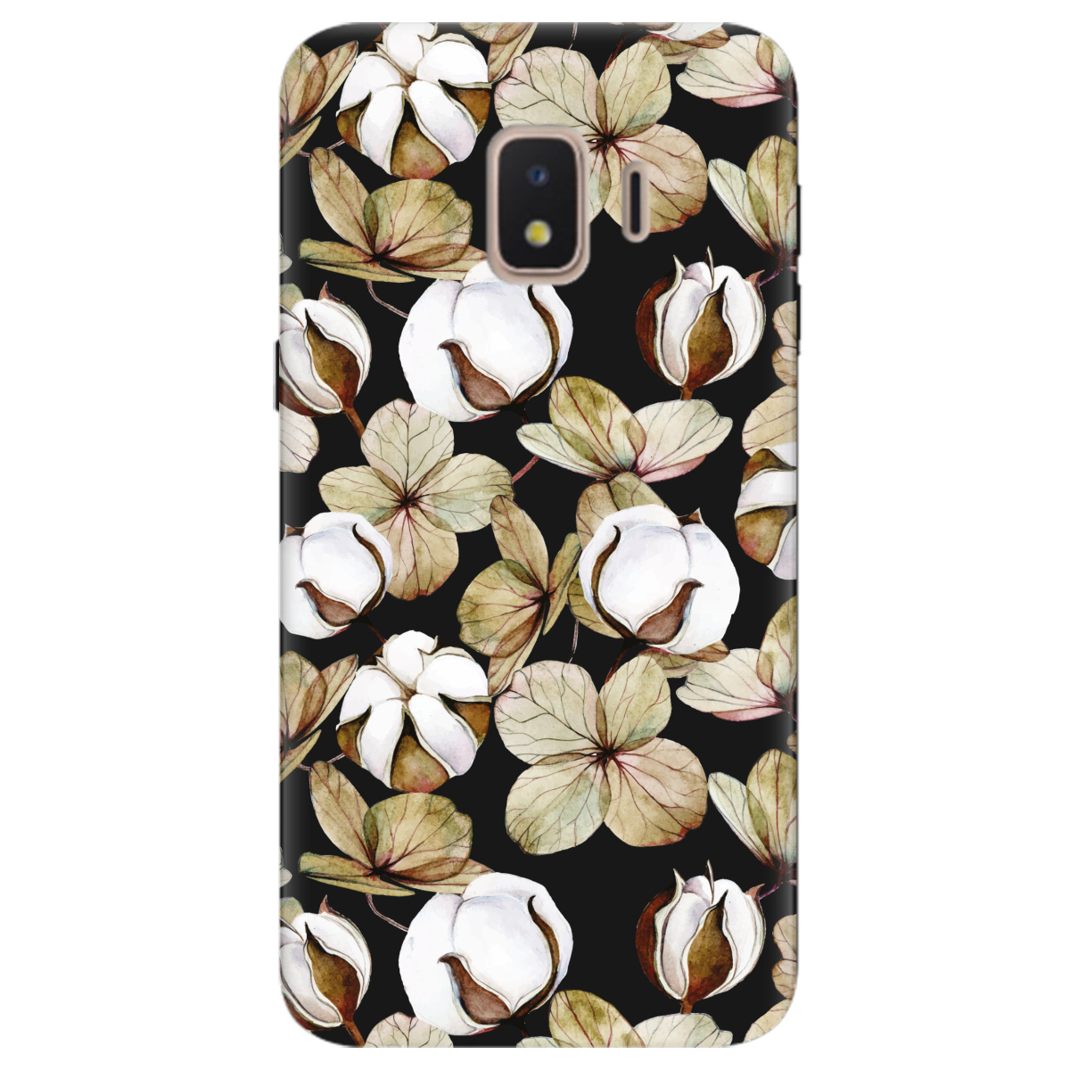 Чехол для Samsung Galaxy J2 Core 2018 черный матовый soft touch Бавовна - фото 1