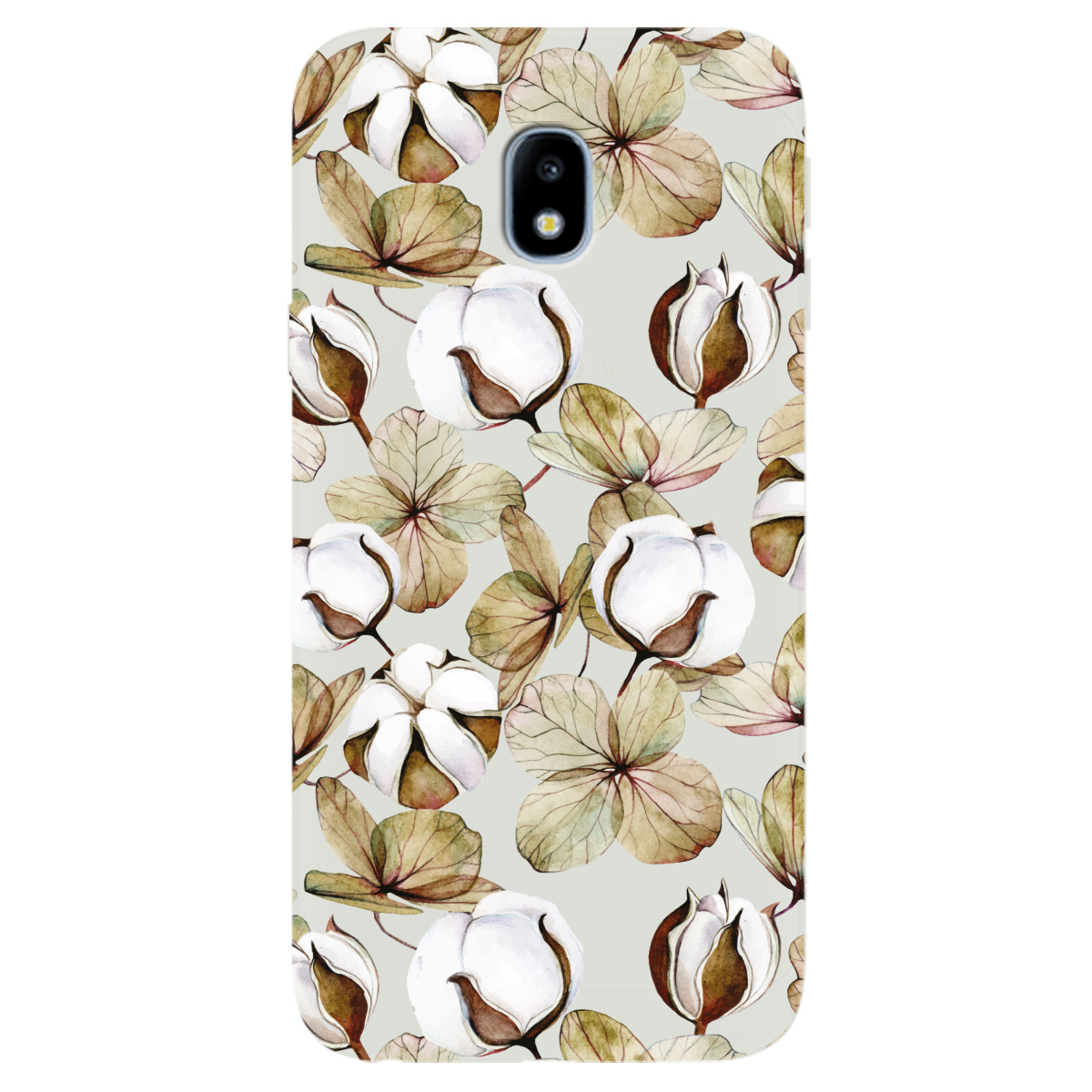 Чохол для Samsung Galaxy J3 2017 напівпрозорий матовий soft touch Бавовна - фото 1