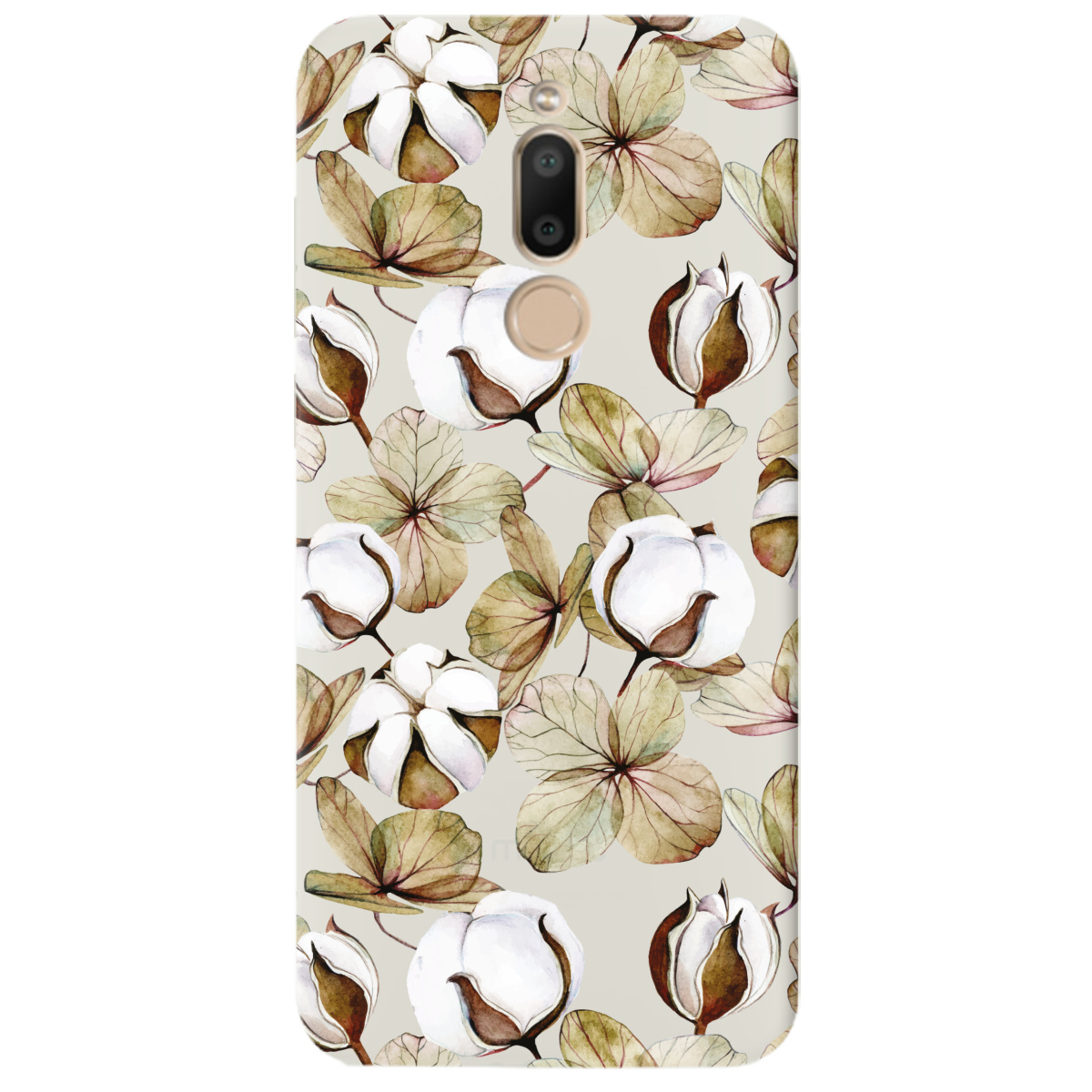 Чехол для Meizu M6T полупрозрачный матовый soft touch Бавовна - фото 1