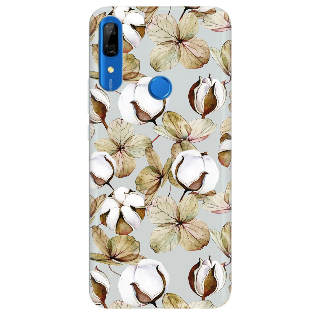 Чехол для Huawei P Smart Z полупрозрачный матовый soft touch Бавовна - фото 1