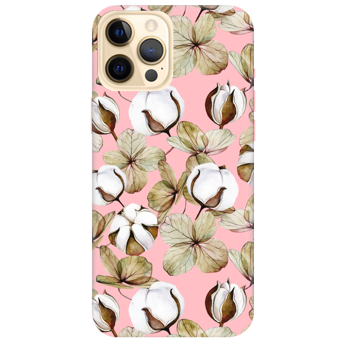 Чехол для Apple iPhone 12 Pro нежно-розовый матовый soft touch Бавовна - фото 1