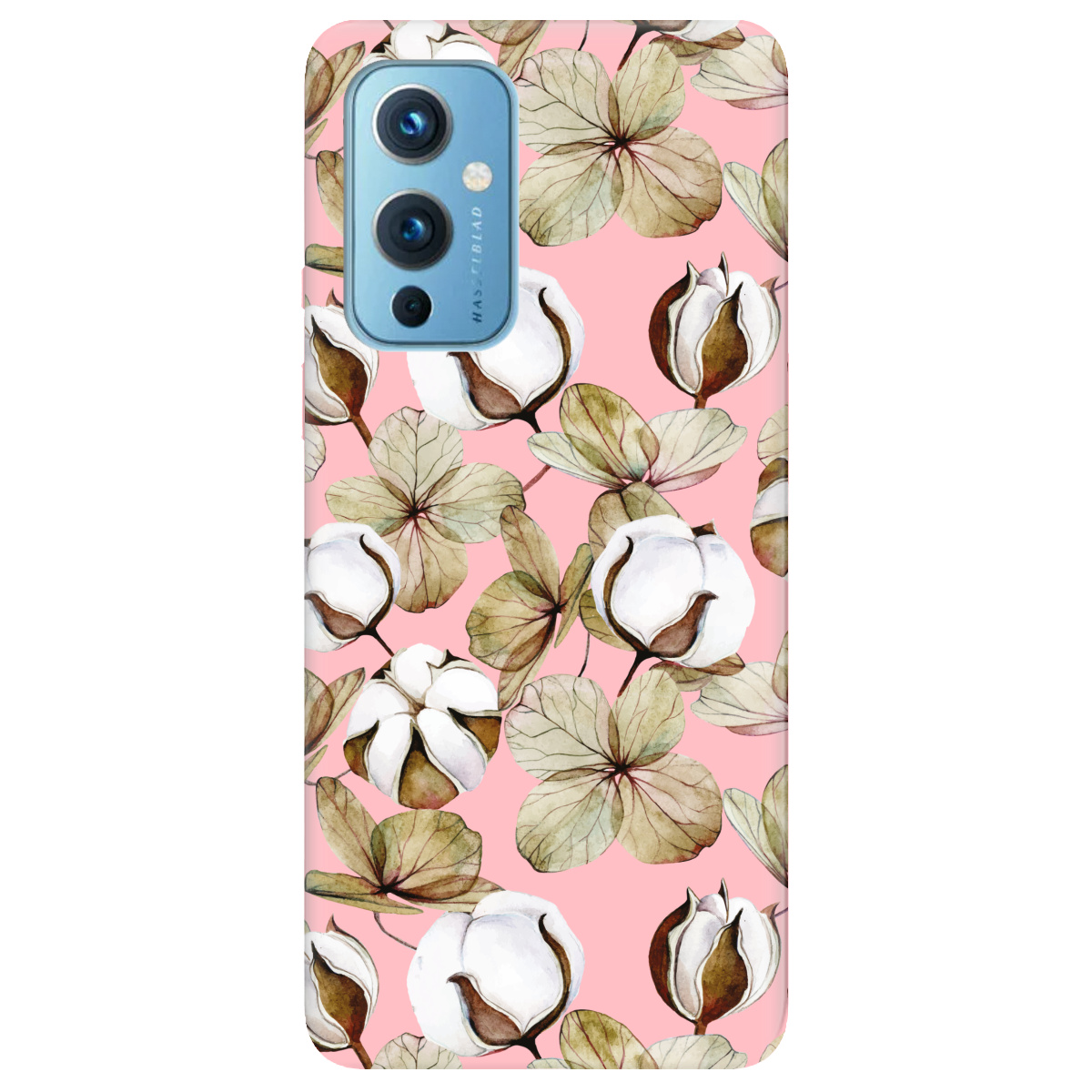 Чехол для OnePlus 9 нежно-розовый матовый soft touch Бавовна - фото 1