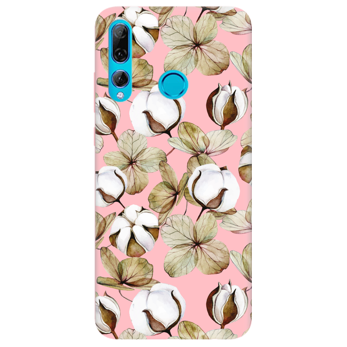 Чехол для Huawei P Smart Plus 2019 нежно-розовый матовый soft touch Бавовна - фото 1