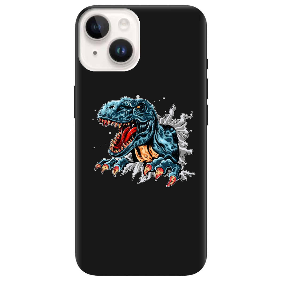 Чехол для Apple iPhone 14 Plus черный матовый soft touch Rex - фото 1