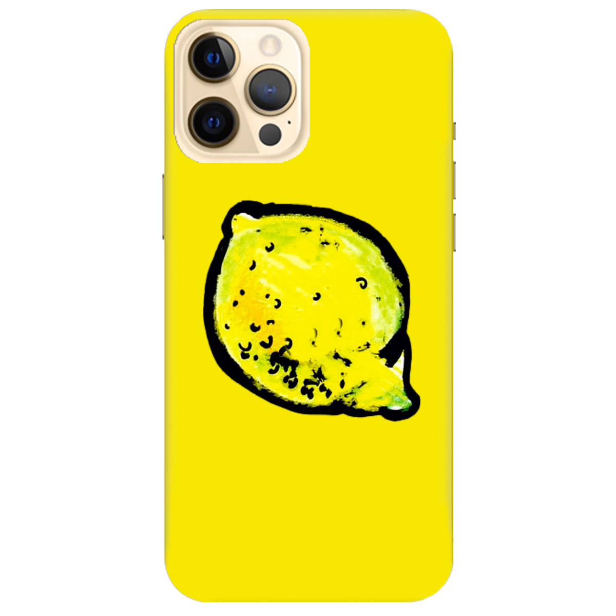 Чехол для Apple iPhone 12 Pro Max lemon - фото 1