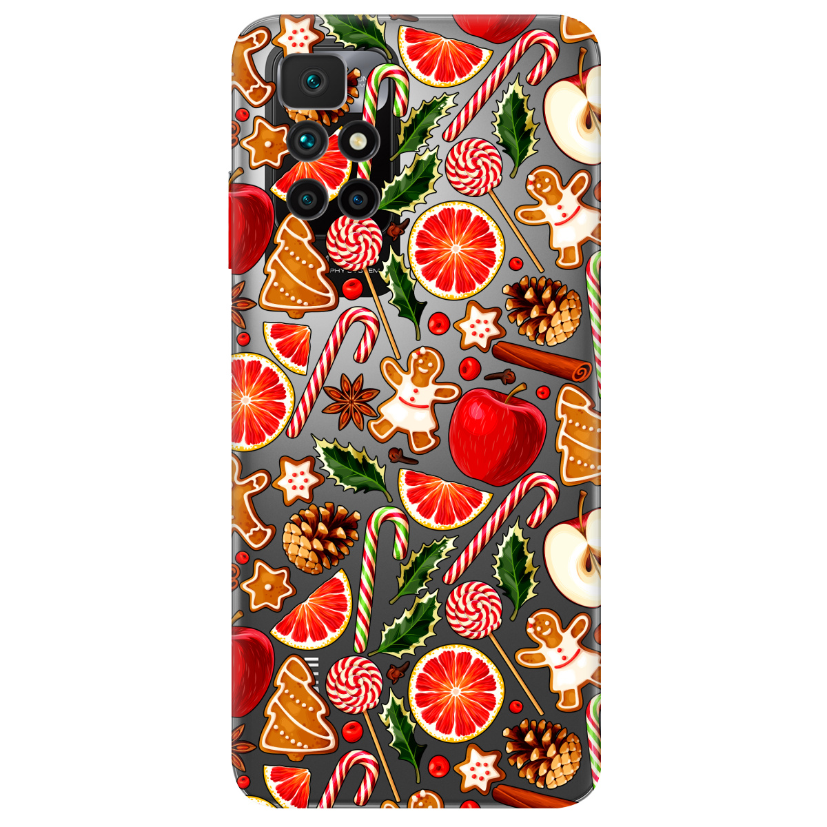 Чехол для Xiaomi Redmi 10 Christmas spices - фото 1