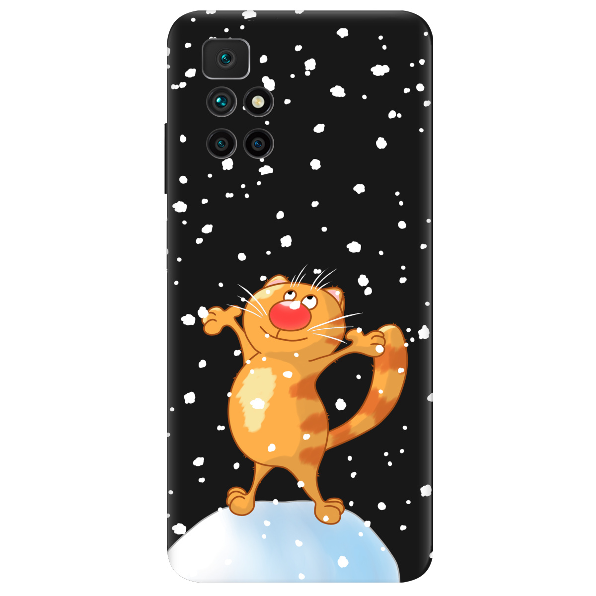 Чохол для Xiaomi Redmi 10 чорний матовий soft touch By Happy - фото 1