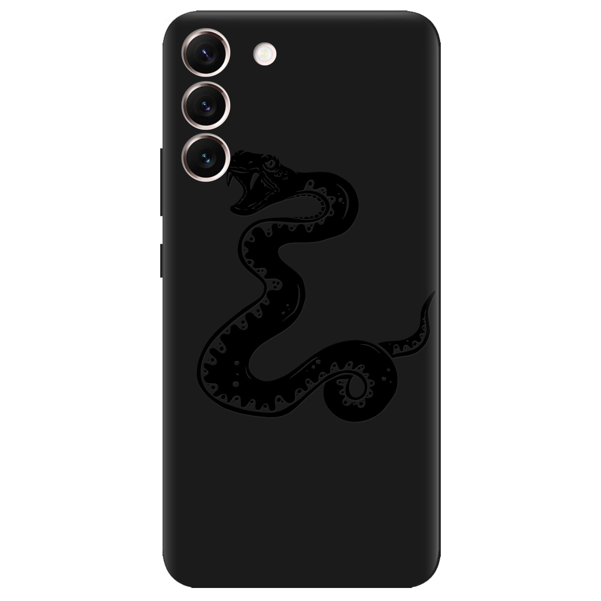 Чохол для Samsung Galaxy S22 Plus чорний матовий soft touch Сobra - фото 1