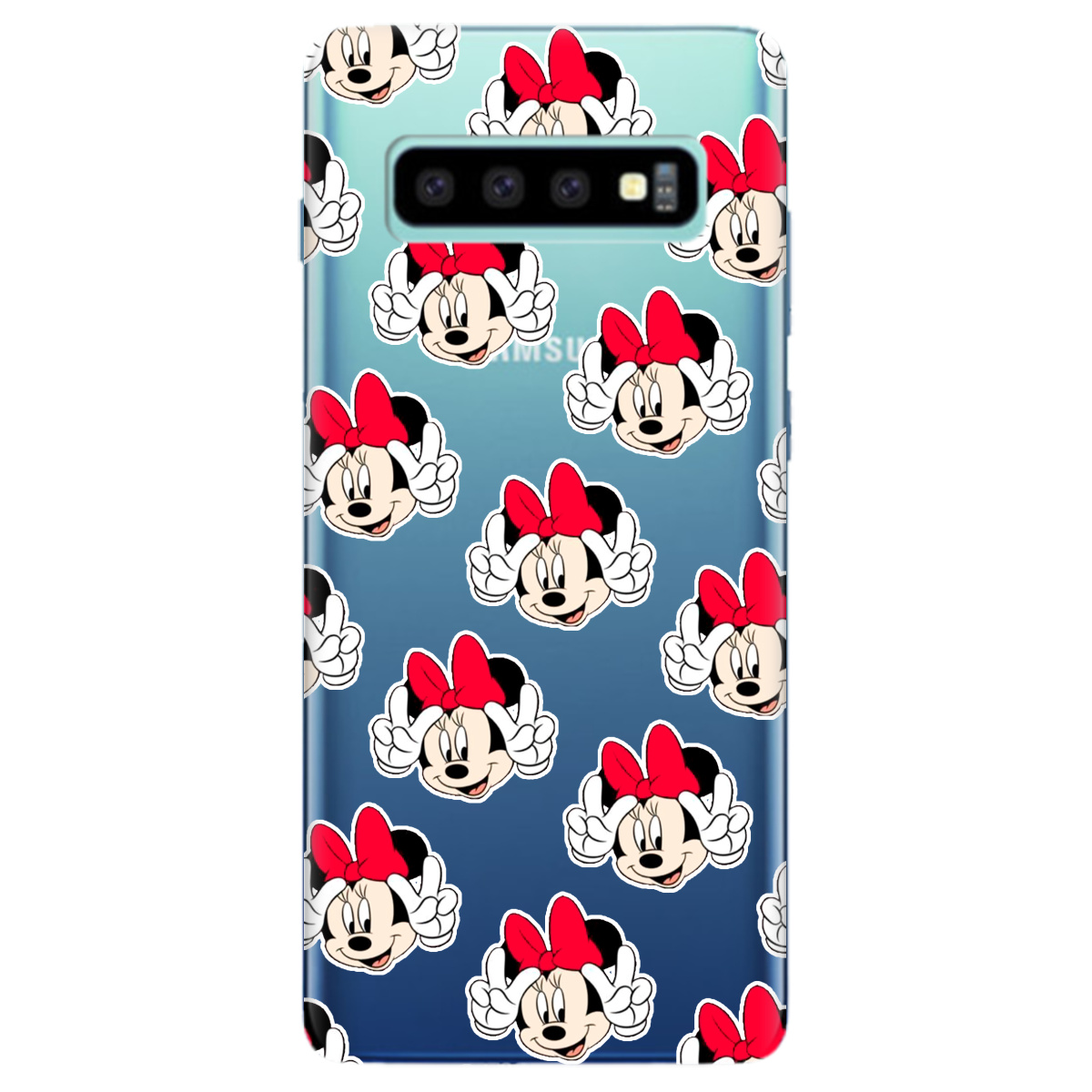 Чехол для Samsung Galaxy S10 Plus Minnie Mouse - фото 1