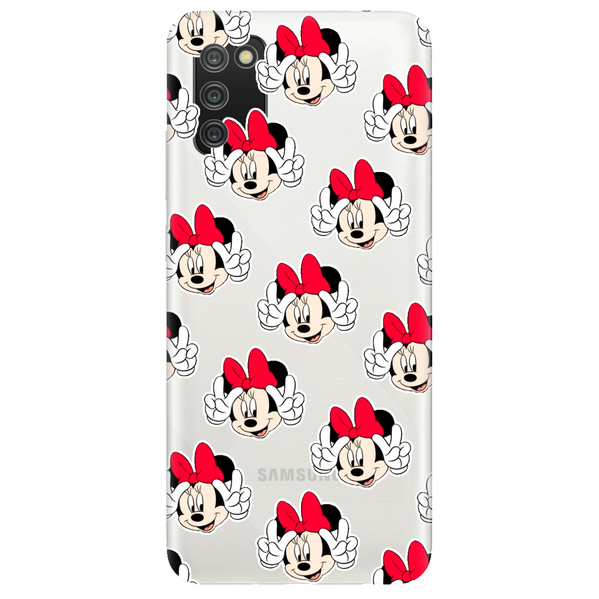 Чехол для Samsung Galaxy A02s Minnie Mouse - фото 1