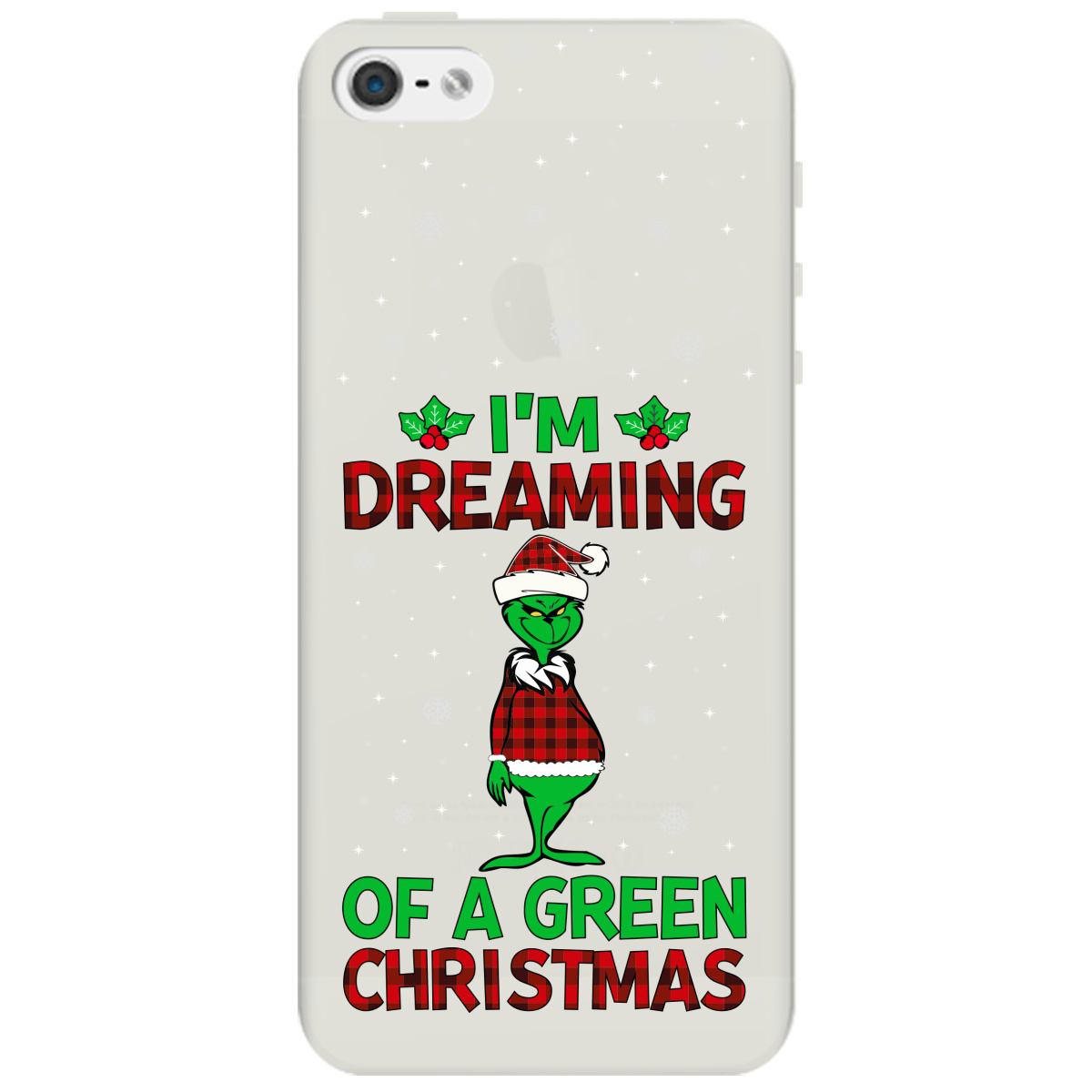 Чехол для Apple iPhone 5 / 5S полупрозрачный матовый soft touch I'm dreaming - фото 1