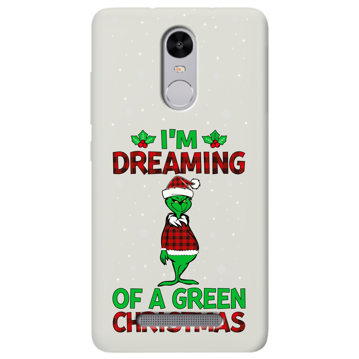 Чехол для Xiaomi Redmi Note 3 / 3 Pro полупрозрачный матовый soft touch I'm dreaming - фото 1