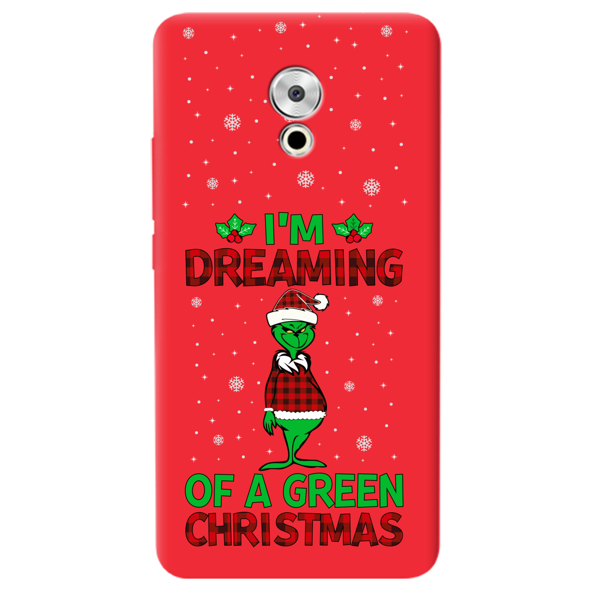 Чехол для Meizu Pro 6 Plus ярко-красный матовый soft touch I'm dreaming - фото 1
