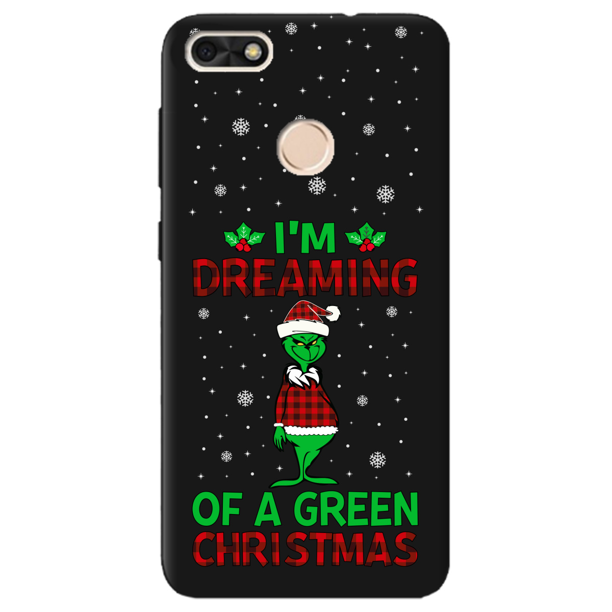 Чохол для Huawei Nova Lite 2017 чорний матовий soft touch I'm dreaming - фото 1