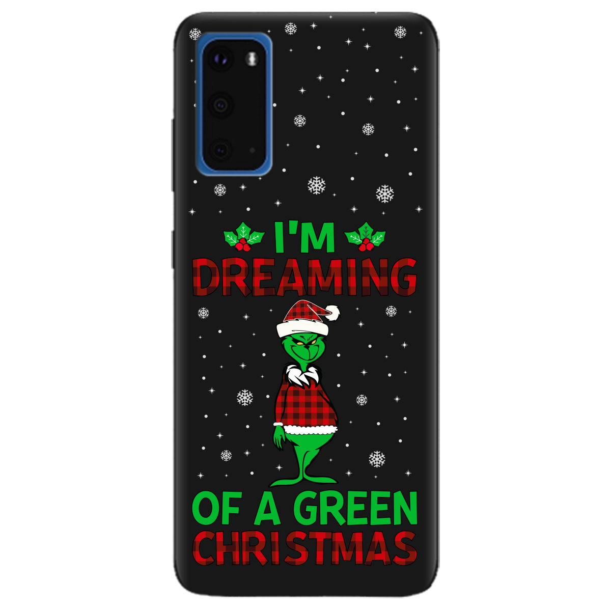 Чехол для Samsung Galaxy S11e черный матовый soft touch I'm dreaming - фото 1