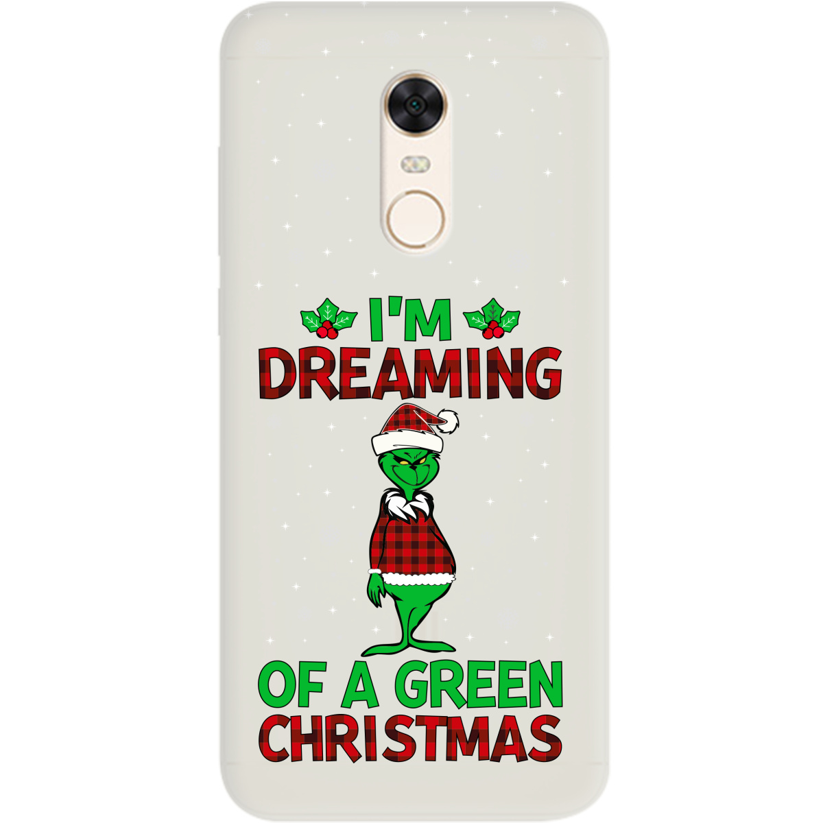 Чехол для Xiaomi Redmi 5 Plus полупрозрачный матовый soft touch I'm dreaming - фото 1