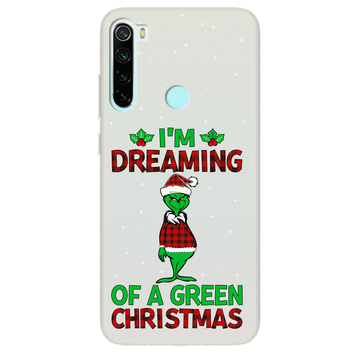 Чехол для Xiaomi Redmi Note 8 полупрозрачный матовый soft touch I'm dreaming - фото 1