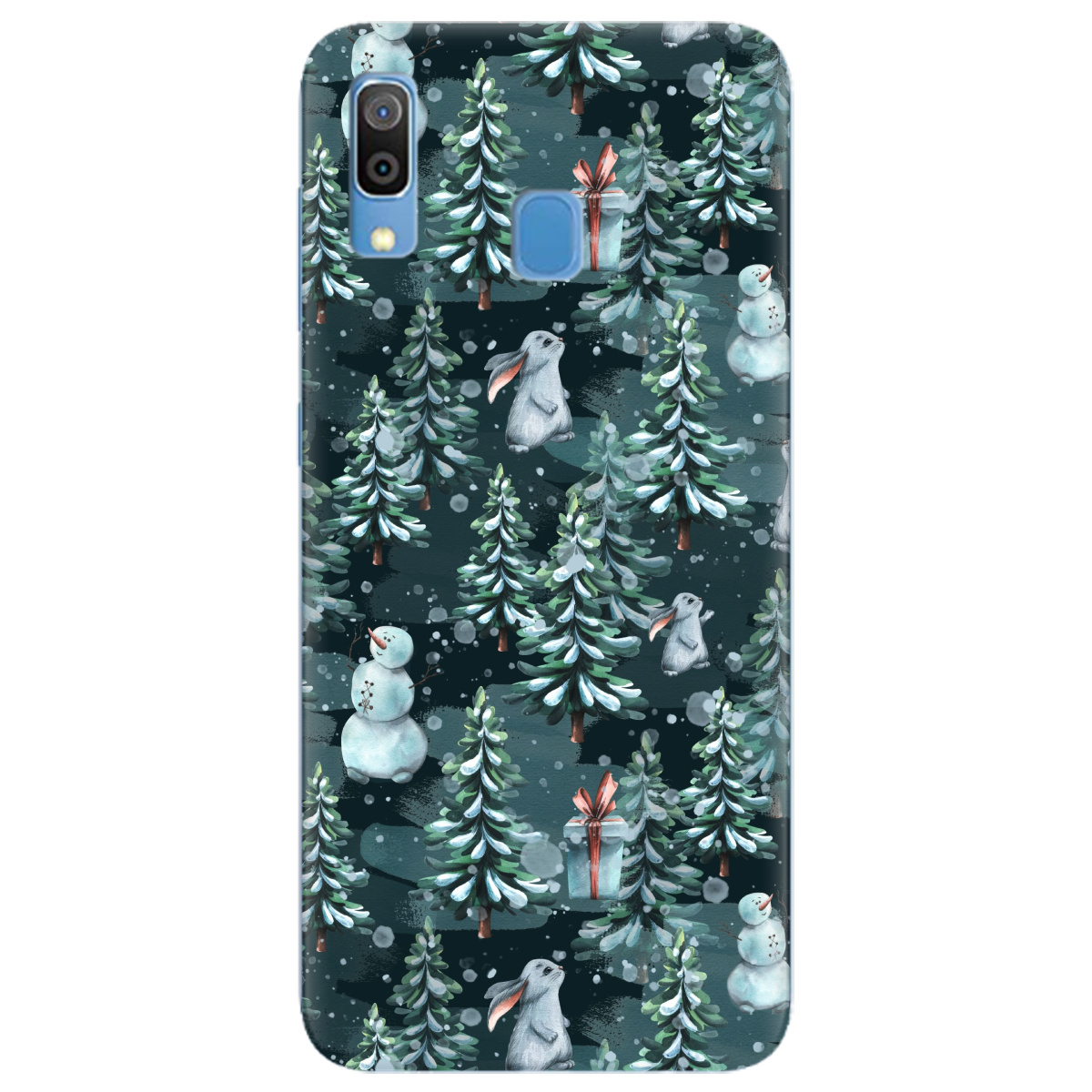 Чехол для Samsung Galaxy A20 Winter forest - фото 1