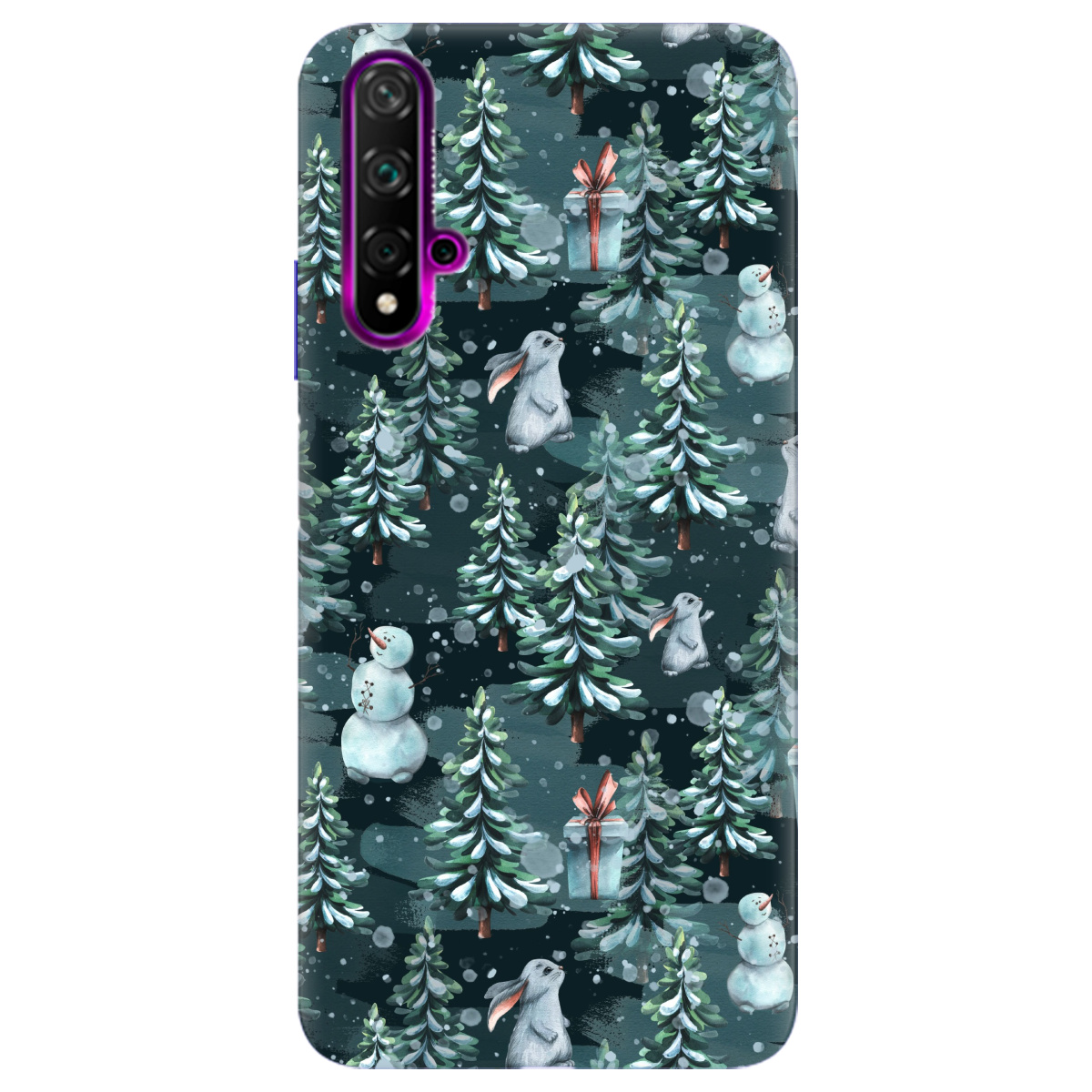 Чехол для Huawei Honor 20 Winter forest - фото 1