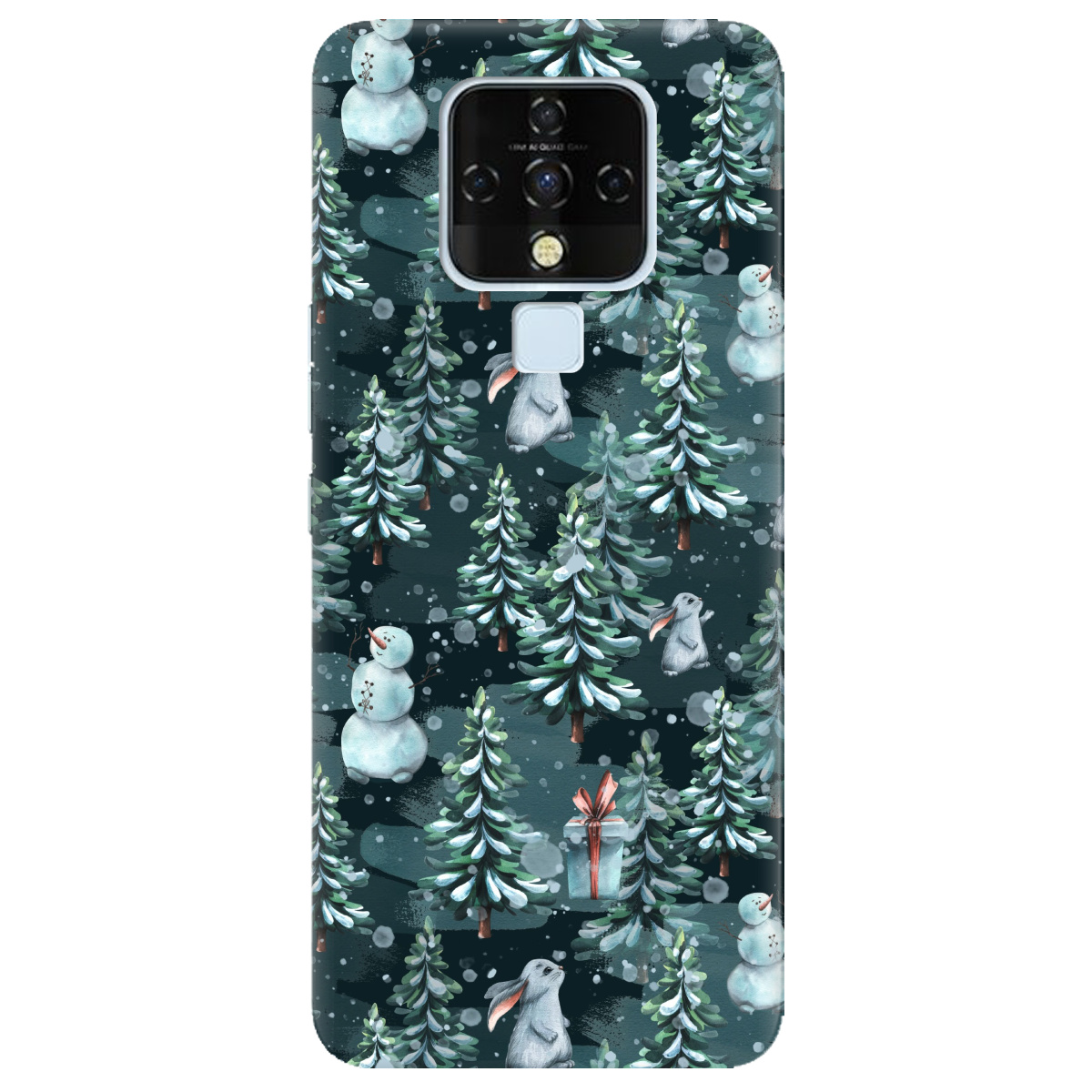 Чехол для Tecno Camon 16 SE Winter forest - фото 1