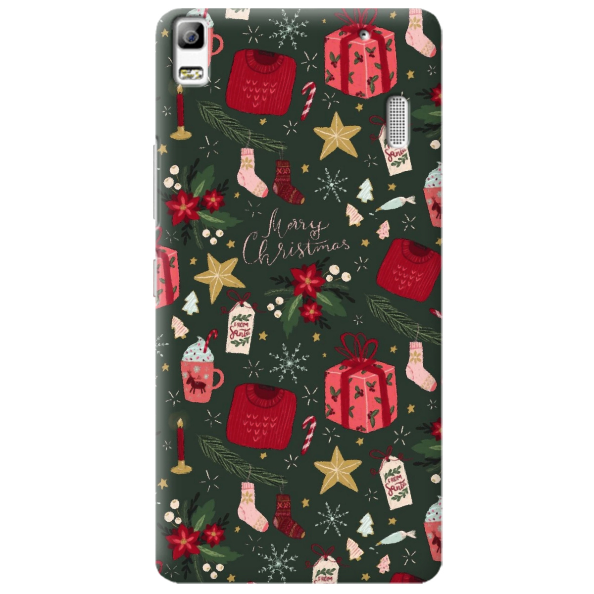 Чохол для Lenovo K3 Note / A7000 Merry christmas - фото 1