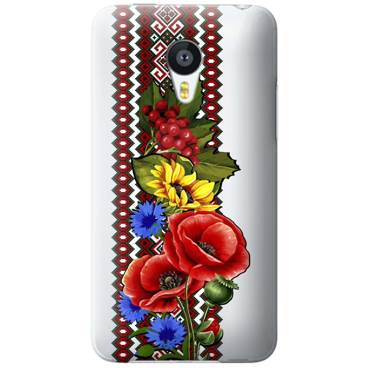 Чехол для Meizu MX4 Ukraine ornament - фото 1