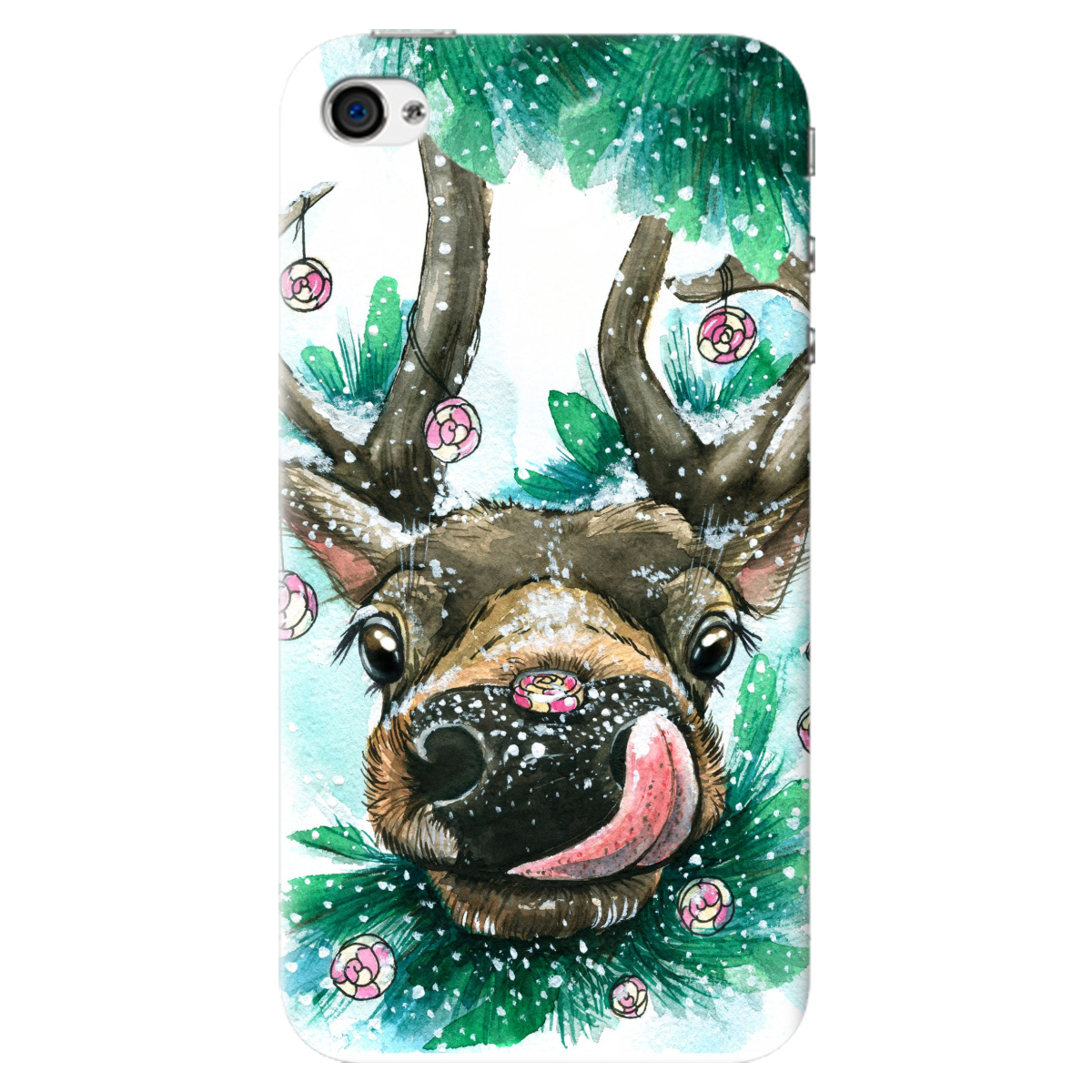 Чехол для Apple iPhone 4 / 4S Сute deer - фото 1