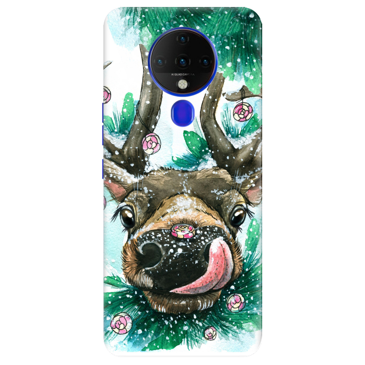 Чехол для Tecno Spark 6 Сute deer - фото 1