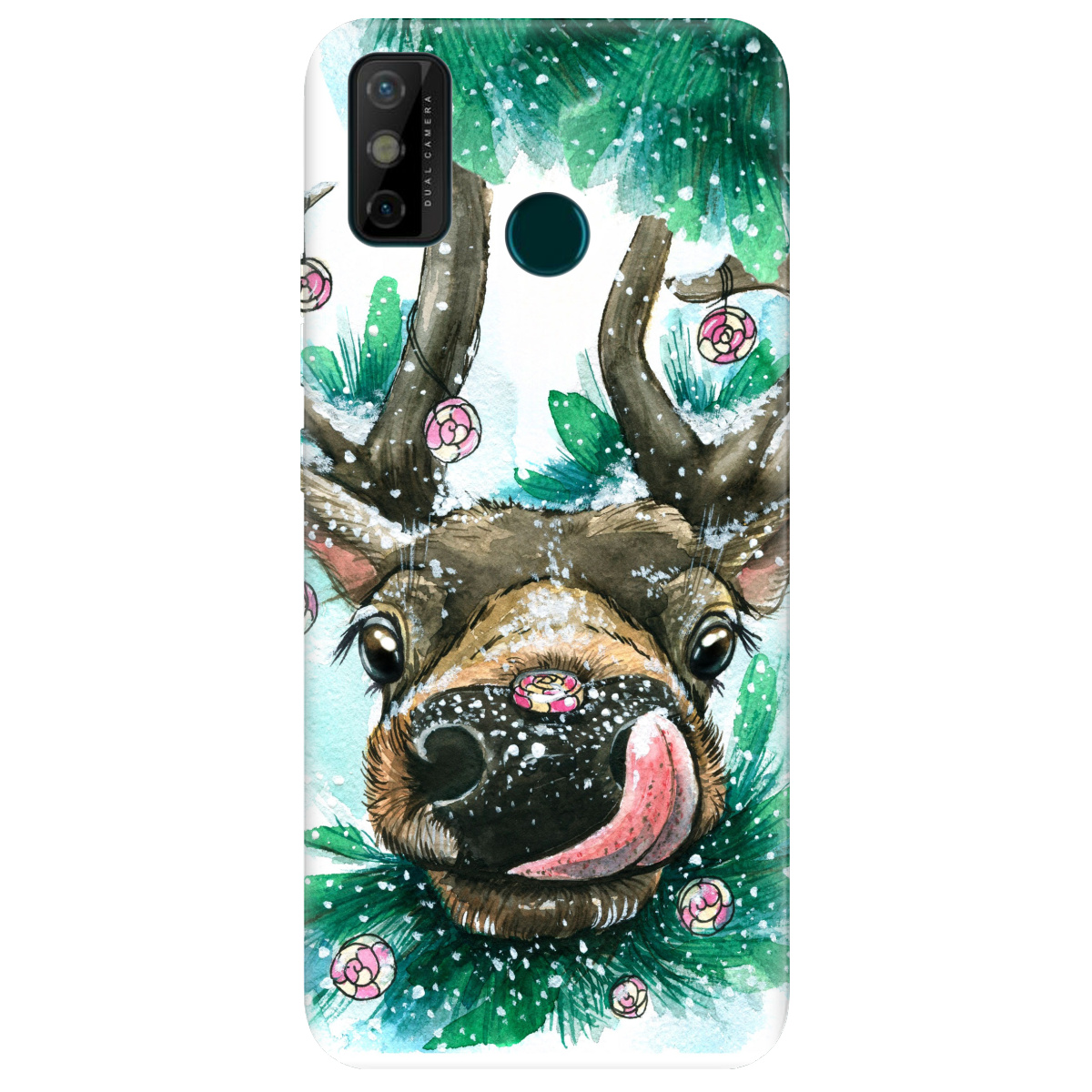 Чехол для Tecno Spark 6 Go Сute deer - фото 1