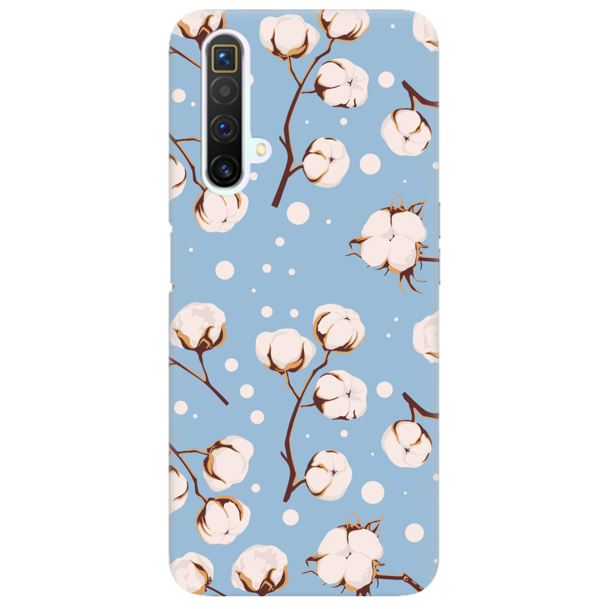 Чехол для Realme X3 SuperZoom Квітка бавовни - фото 1
