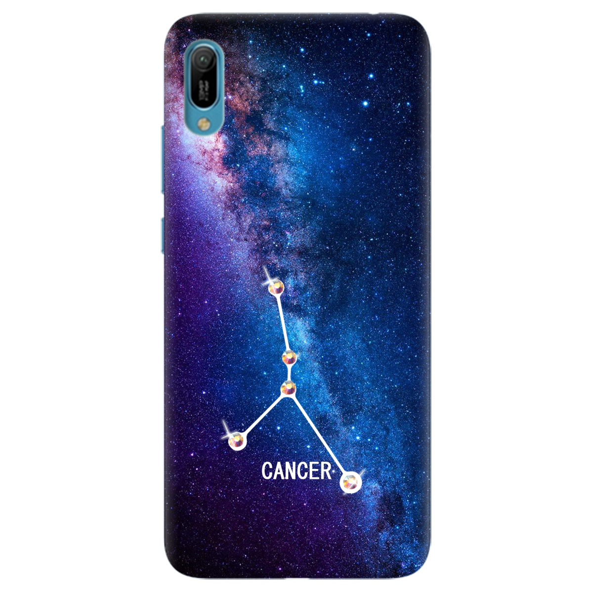 Чохол для Huawei Y6 2019 Cancer (Рак) зі стразами - фото 1