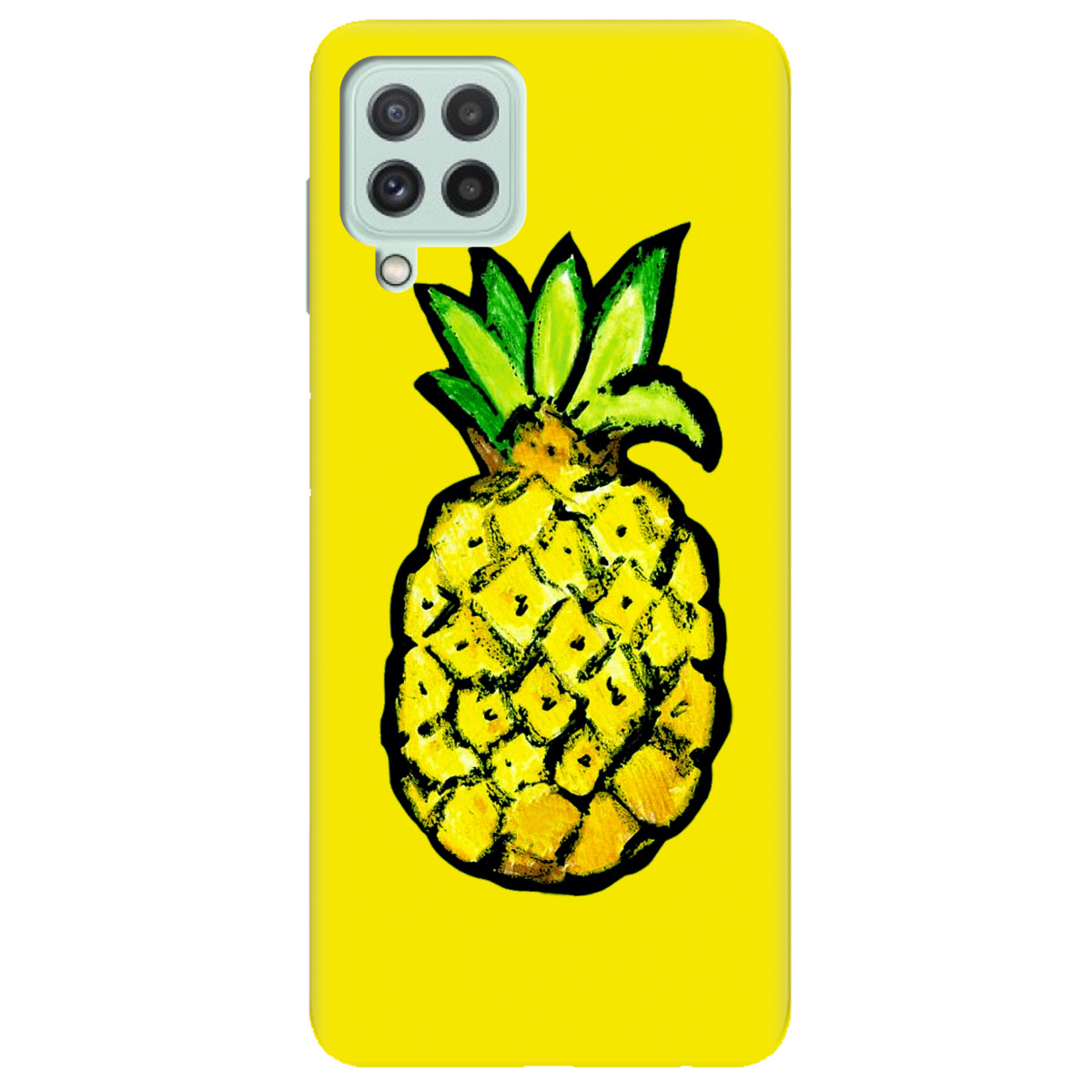 Чехол для Samsung Galaxy M32 Sunny  pineapple - фото 1
