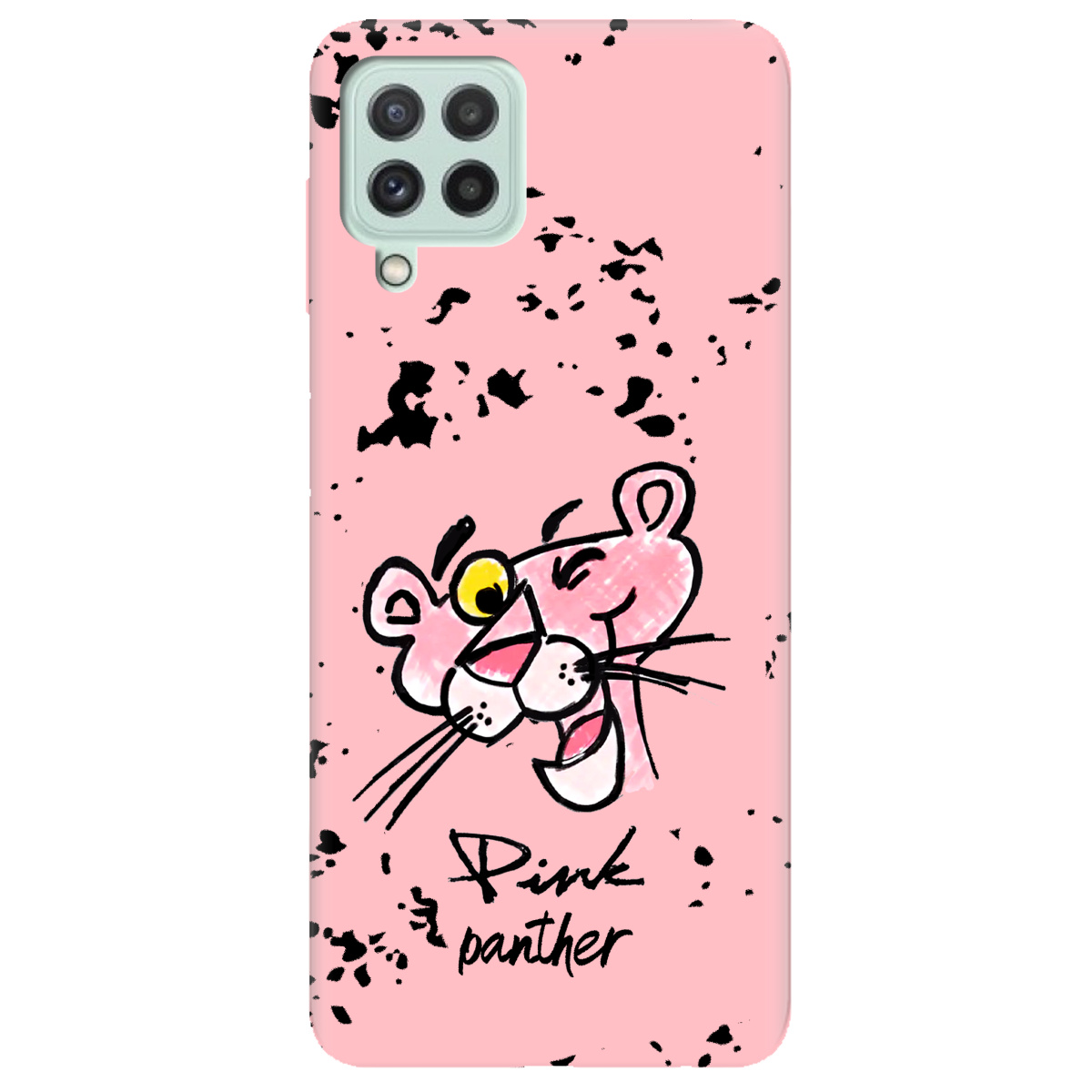 Чехол для Samsung Galaxy M32 нежно-розовый матовый soft touch Pink Panther - фото 1