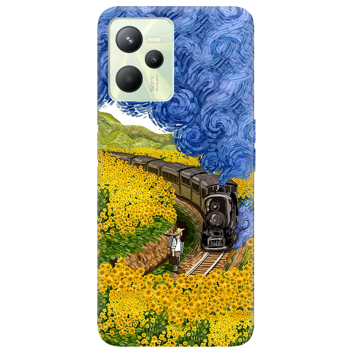 Чехол для Realme С35 Train - фото 1