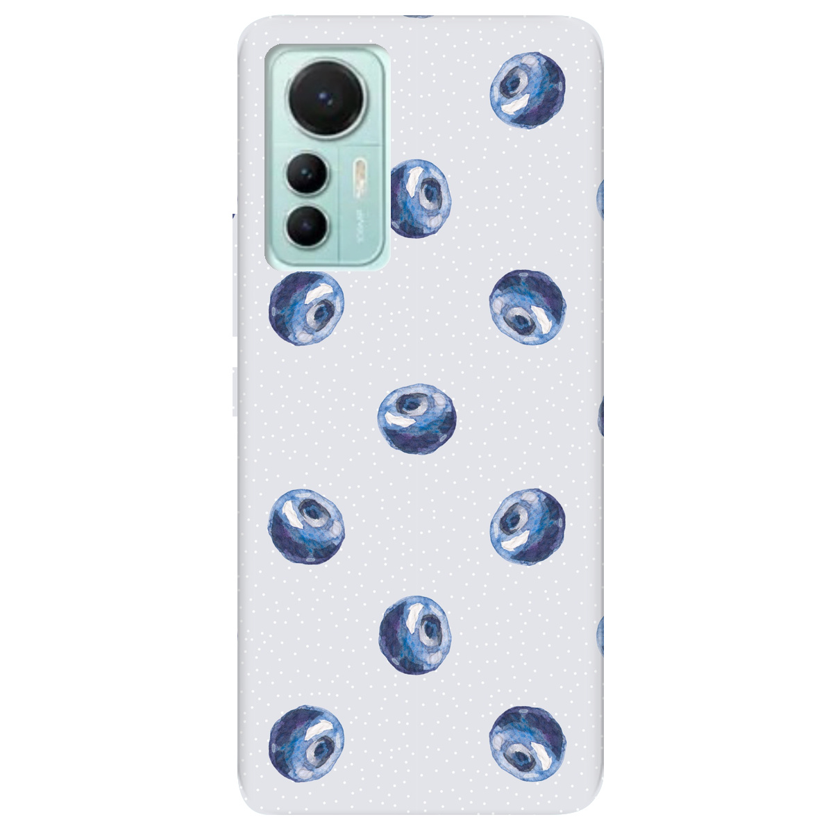 Чехол для Xiaomi 12 Lite Blueberry rain - фото 1