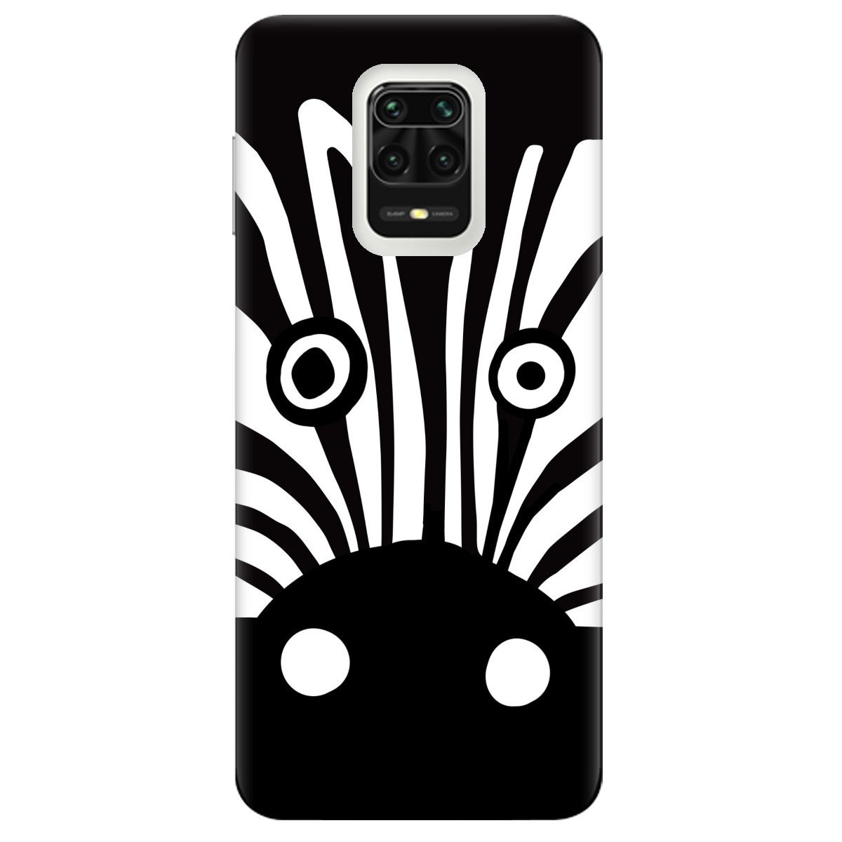 Чехол для Xiaomi Redmi Note 9 Pro Max Zebra - фото 1