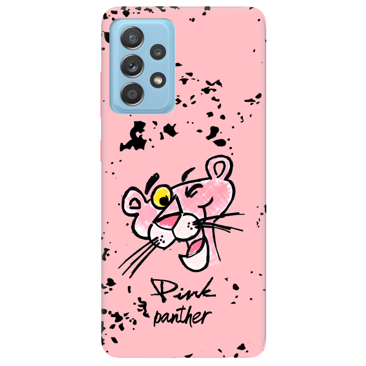 Чехол для Samsung Galaxy А52 нежно-розовый матовый soft touch Pink Panther - фото 1