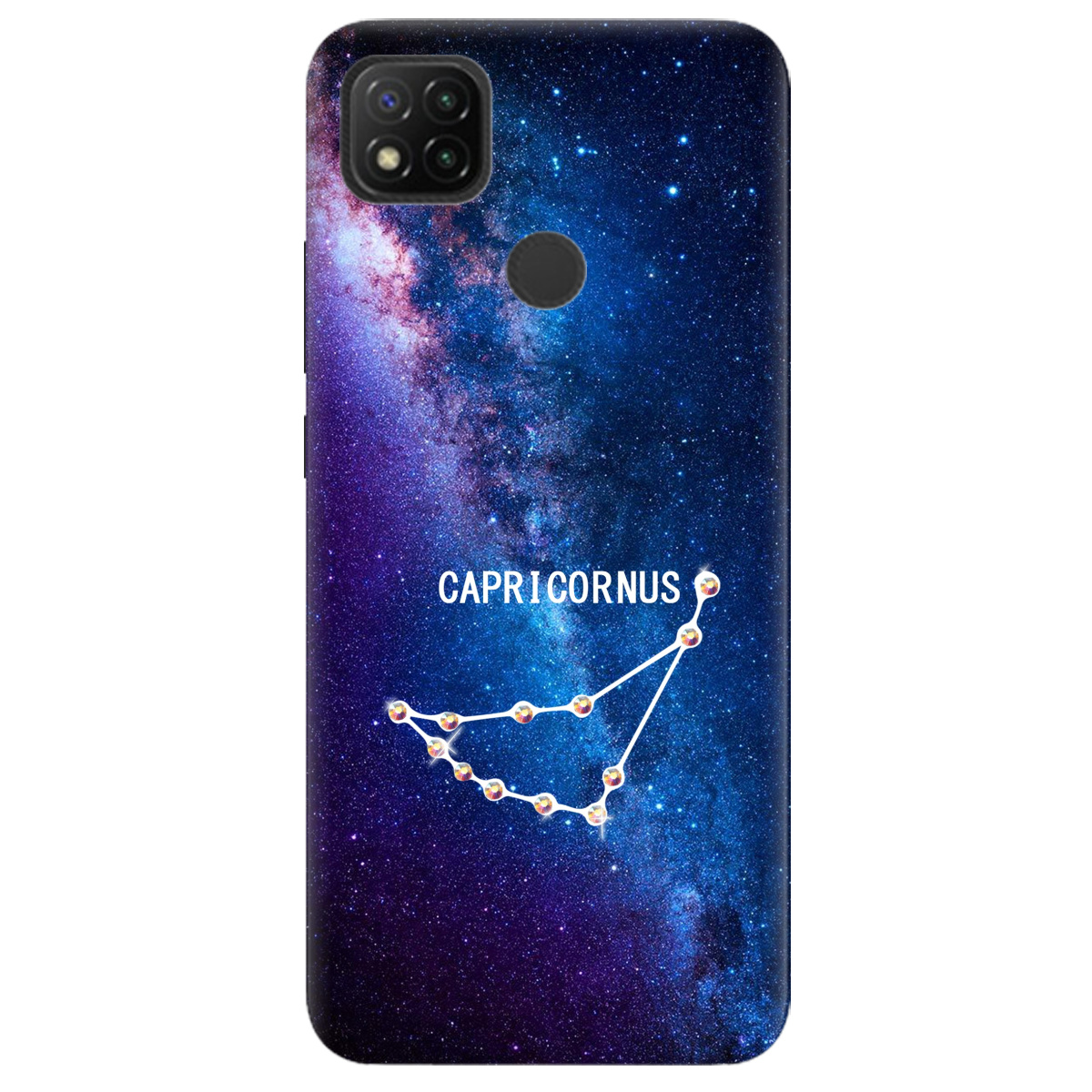Чехол для Xiaomi Redmi 9C Capriconus (Козерог) со сразами - фото 1
