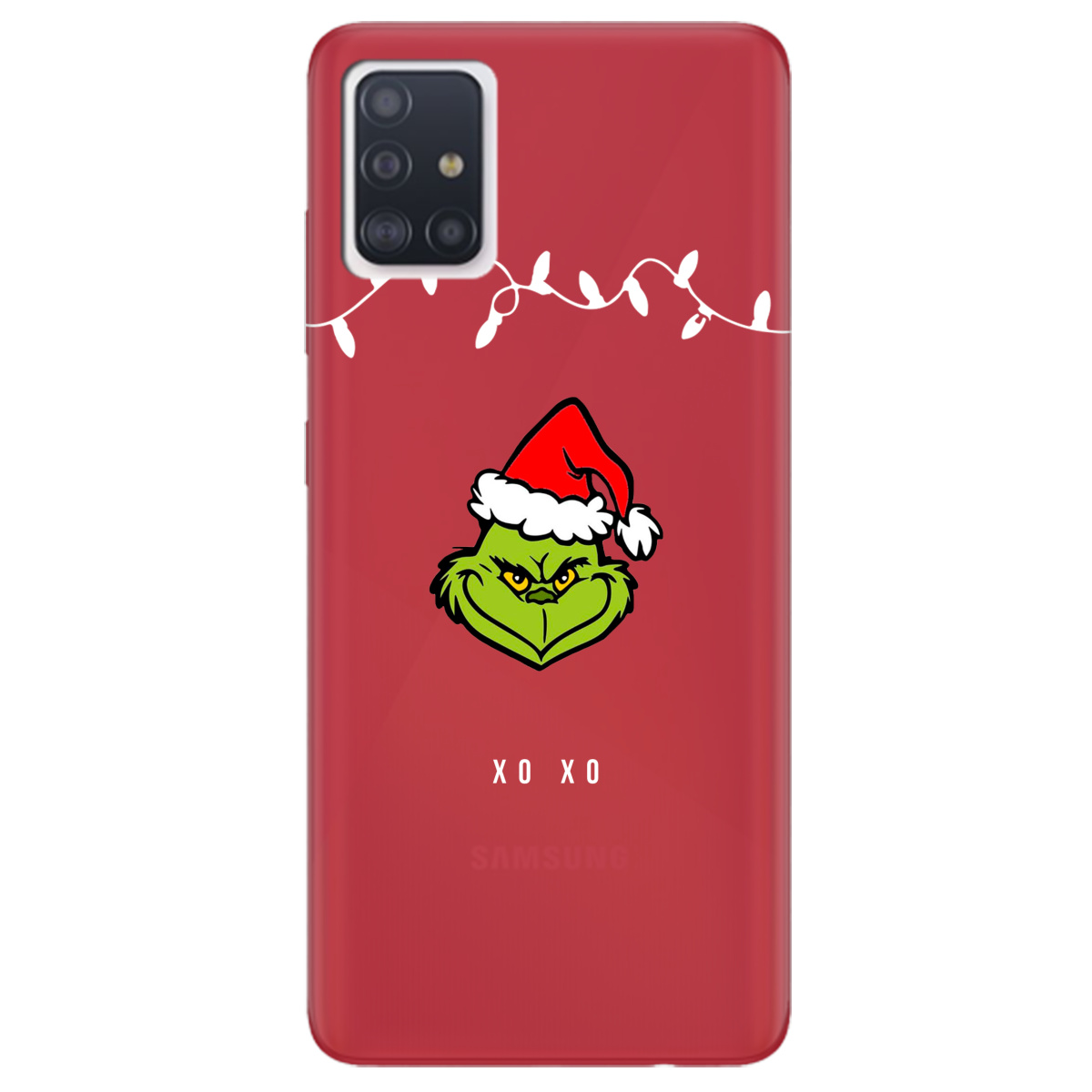 Чехол для Samsung Galaxy A51 Grinch xo xo - фото 1